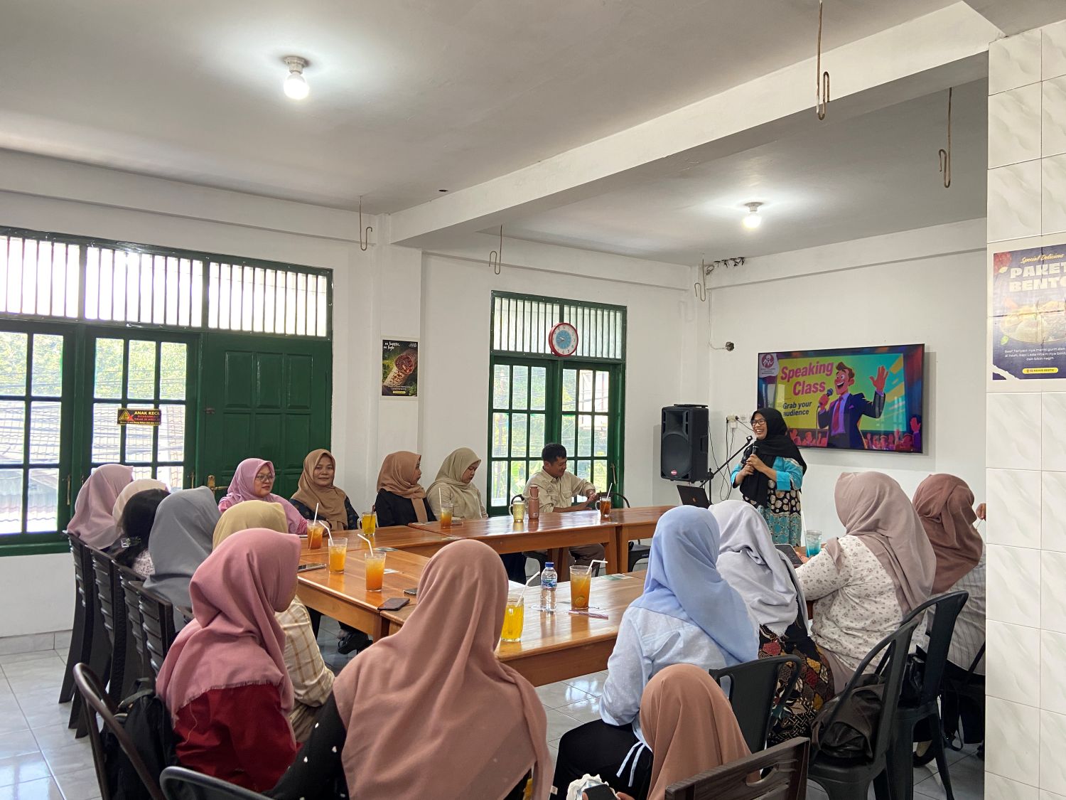 Rumah Belajar Abyasa di Kalurahan Mulyodadi, Kapanewon Bambanglipuro, Kabupaten Bantul, menggelar bimtek public speaking, baru-baru ini. (Istimewa)